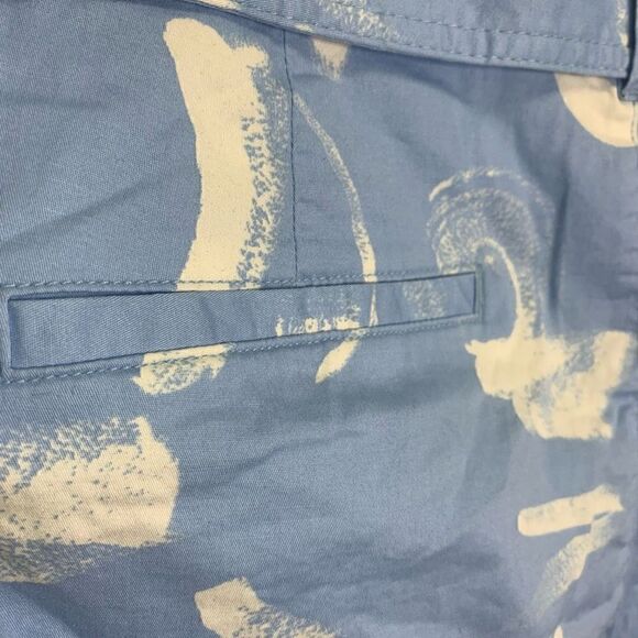 A New Day 14 blue white shorts NWT tie waist (H1) - Picture 6 of 9